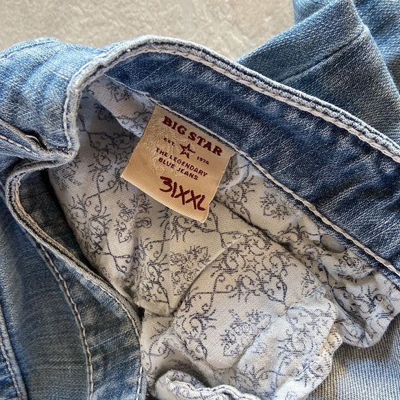 Soft worn Womens Bootcut Jeans Big Star 31Xxl - Picture 3 of 6